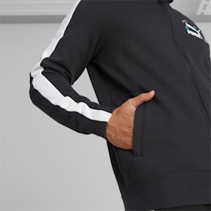 Chamarra deportiva PUMA x BOB ESPONJA T7 para hombre, PUMA Black